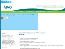 Tablet Screenshot of aivoindia.org